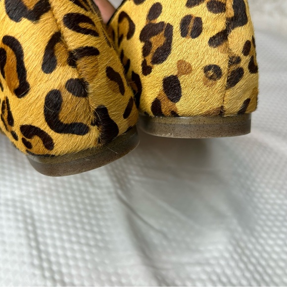 J.Crew "Cora" Women's Calf Hair Leopard Print Loafers Flats Size 9 Style E1341 - Picture 6 of 11